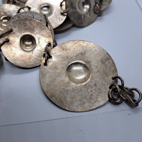 Silvertone Mexico 48" Chain Belt Southwest Horses Western John Wayne Arizona - Picture 3 of 5